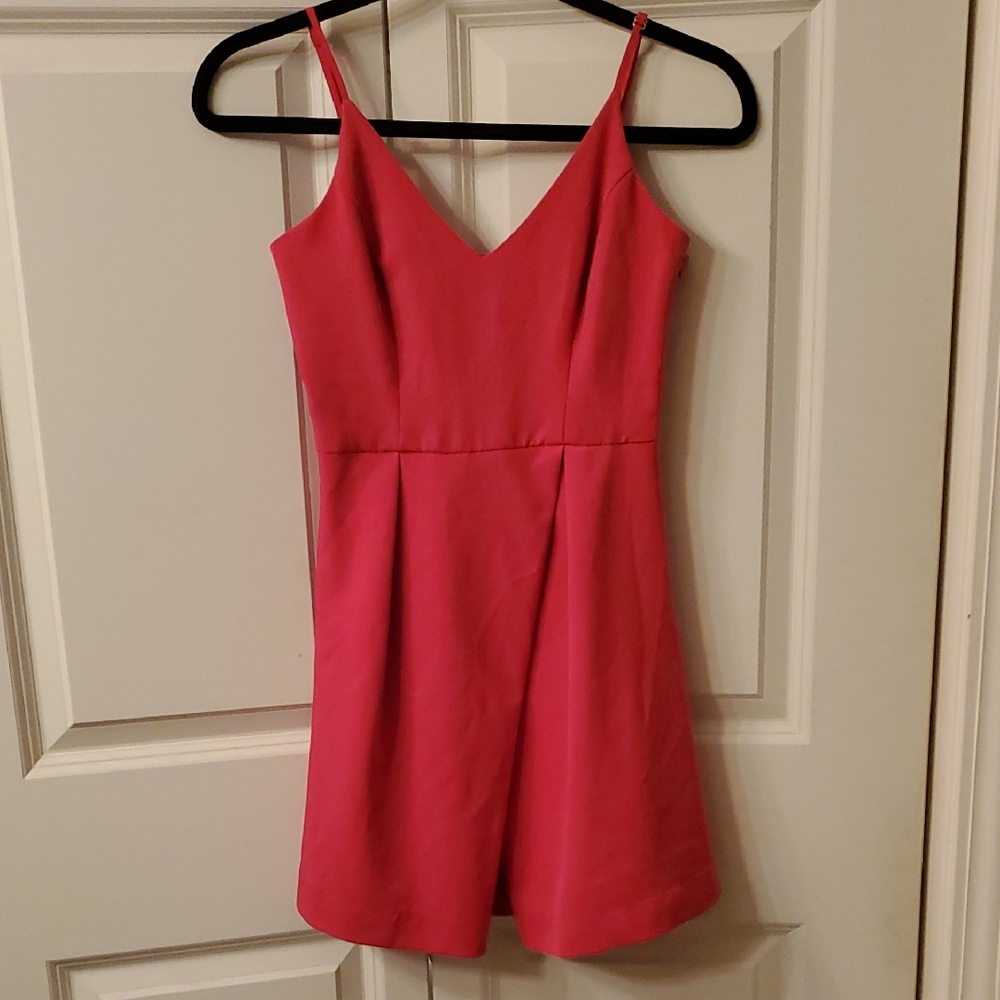 Elegant Fushia Pink Dress